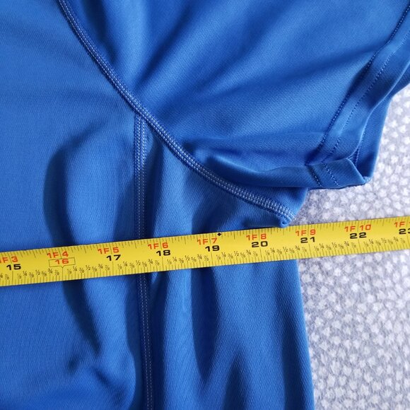 Patagonia Women’s Short Sleeve Crew Neck Fore Runner Shirt Blue - Picture 12 of 14